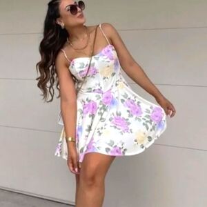 Zara Floral Corset Dress